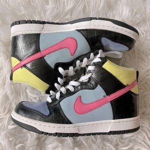 Nike multicolored high top Dunks 7.5W